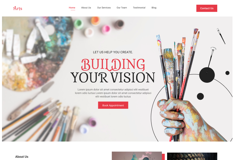 Arts – BookingGo SaaS Add-on