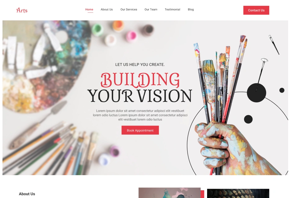 Arts – Bookinggo Saas Add-On