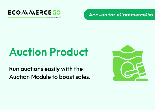 Auction Product – eCommerceGo Addon