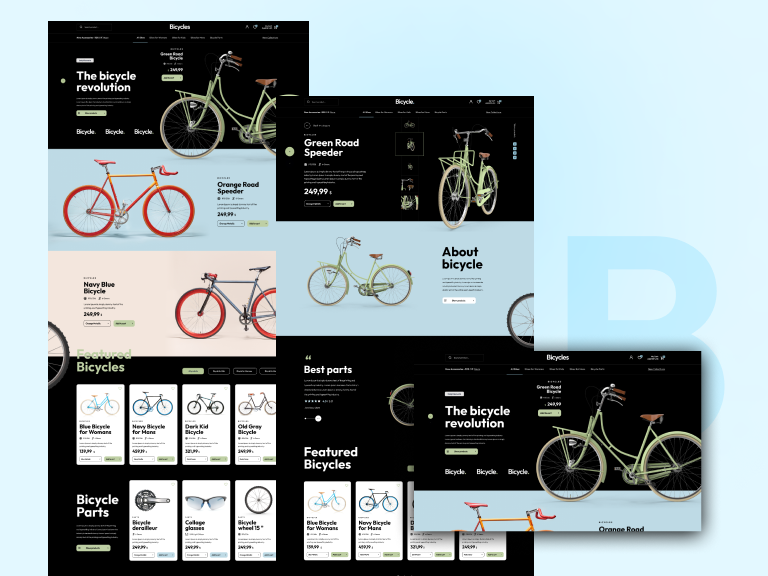 Bicycles Opencart Theme