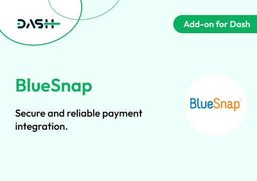BlueSnap – Dash SaaS Add-On