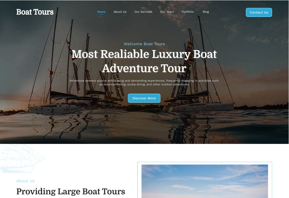 Boat Tour – Bookinggo Saas Add-On