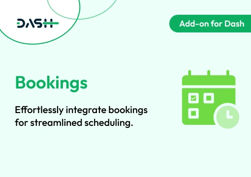 Bookings – Dash SaaS Add-On