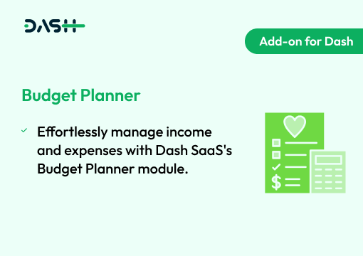 Budget Planner – Dash SaaS Add-on