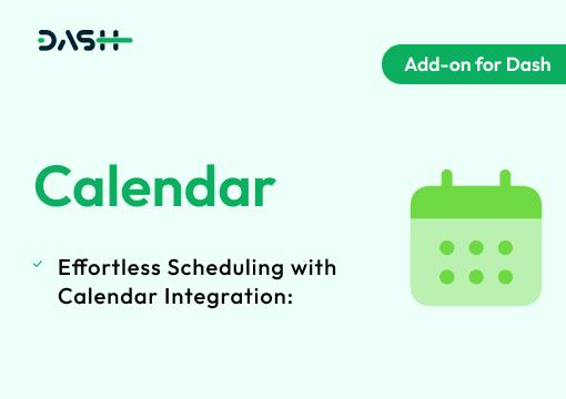 Calendar – Dash SaaS Add-on