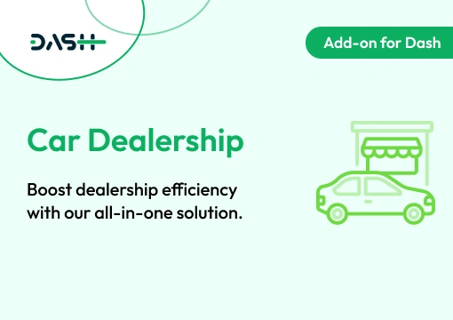 Car Dealership – Dash SaaS Add-On