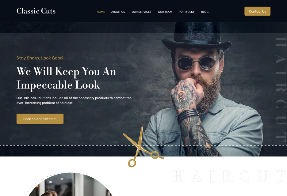 Classic Cut – BookingGo SaaS Add-on