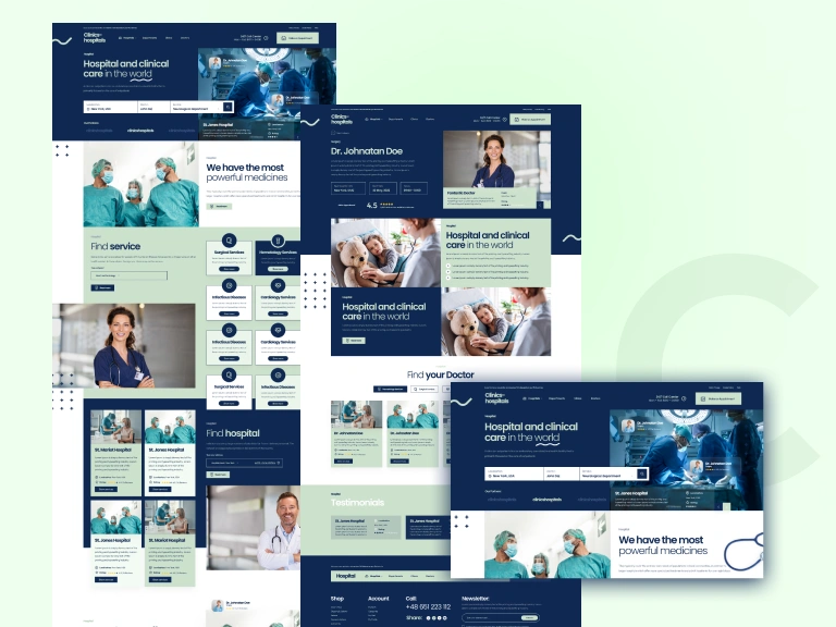 Clinics Hospitals Shopify Theme