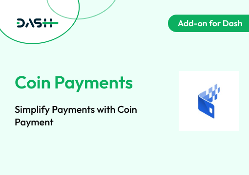 CoinPayments – Dash SaaS Add-On