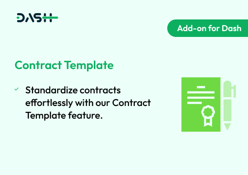 Contract Template – Dash SaaS Add-on