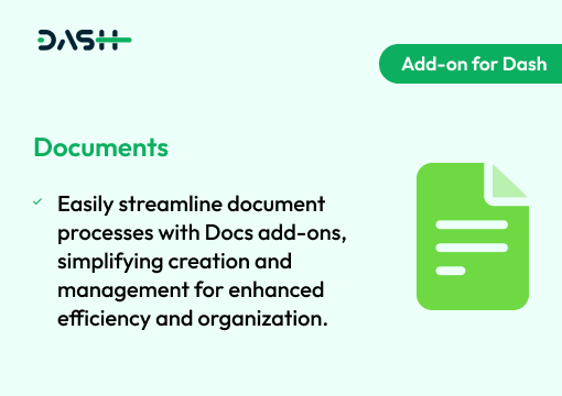 Documents – Dash SaaS Add-on