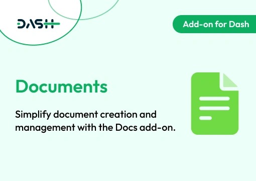 Documents – Dash SaaS Add-On