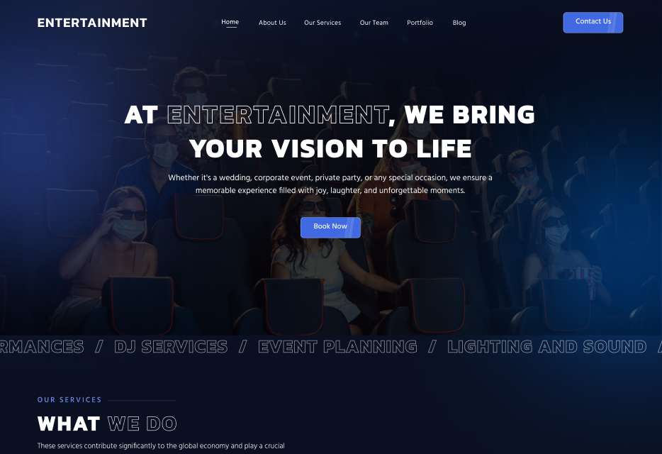 Entertainment Services – BookingGo SaaS Add-on