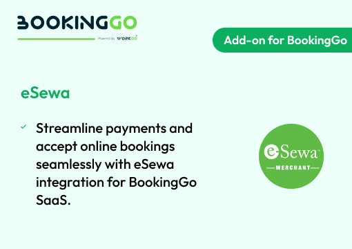 eSewa – BookingGo SaaS Add-on