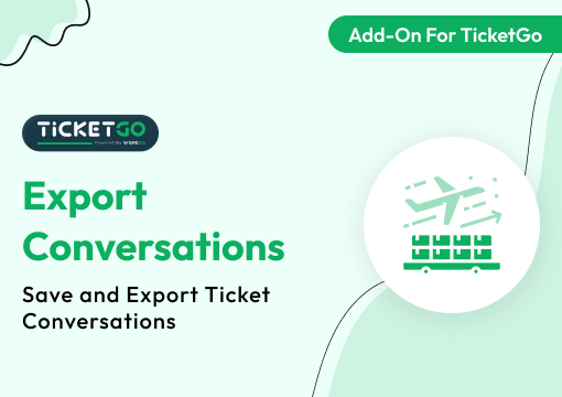 Export Conversations – TicketGo Add-on
