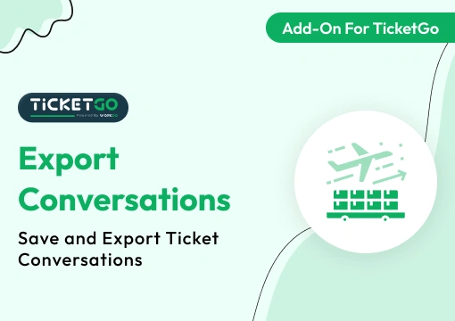 Export Conversations – TicketGo Add-On