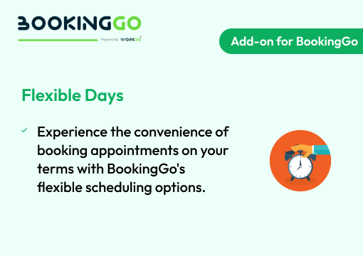 Flexible Days – BookingGo SaaS Add-on