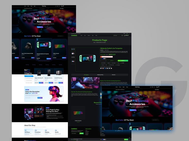 Gaming Shopify Theme