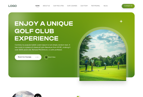 Golf Course – BookingGo SaaS Add-on