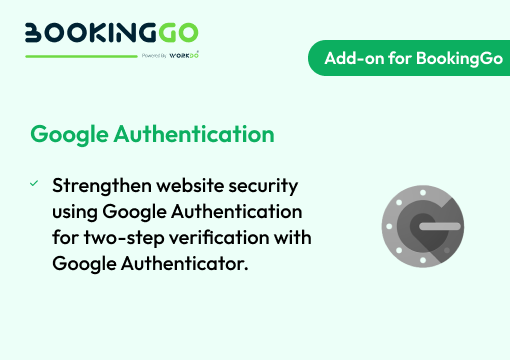 Google Authentication – BookingGo SaaS Add-on