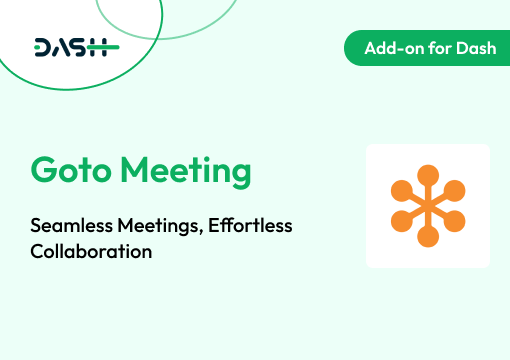 Goto Meeting – Dash SaaS Add-On