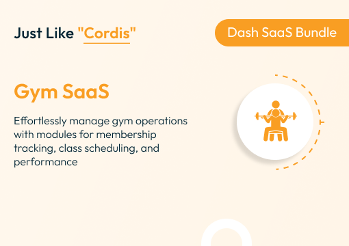 Gym SaaS – Dash SaaS Bundle