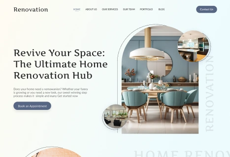 Home Renovation – Bookinggo Saas Add-On