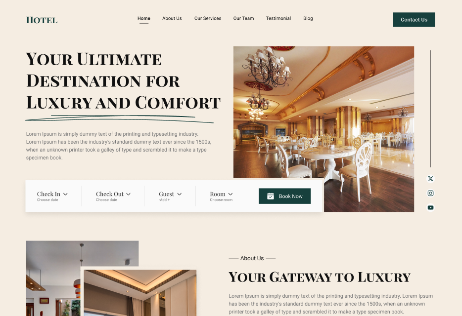 Hotel Services – BookingGo SaaS Add-on