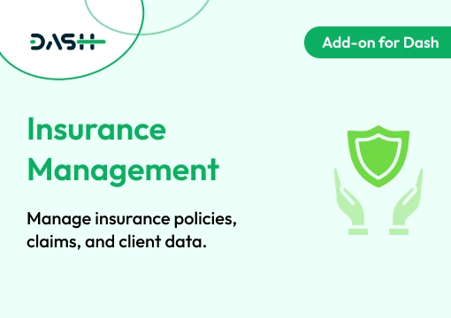Insurance Management – Dash SaaS Add-On