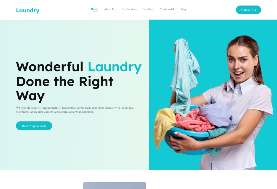 Laundry Services – BookingGo SaaS Add-on