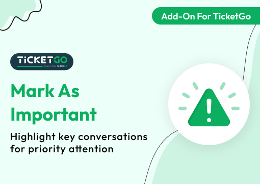 Mark As Important – TicketGo Add-on