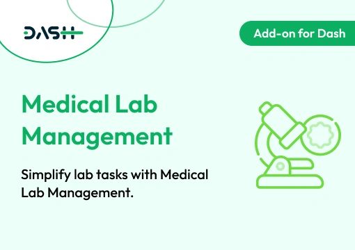 Medical Lab Management – Dash SaaS Add-On