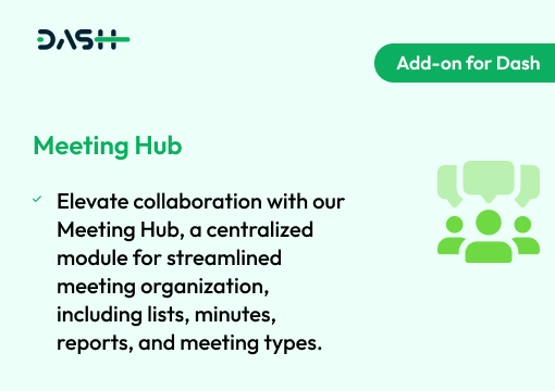 Meeting Hub – Dash SaaS Add-on