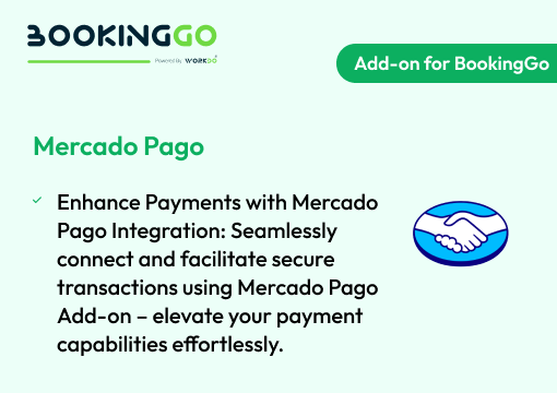 Mercado Pago – BookingGo SaaS Add-on