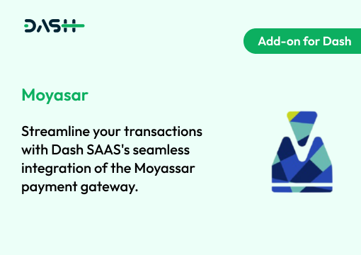 Moyasar – Dash SaaS Add-on