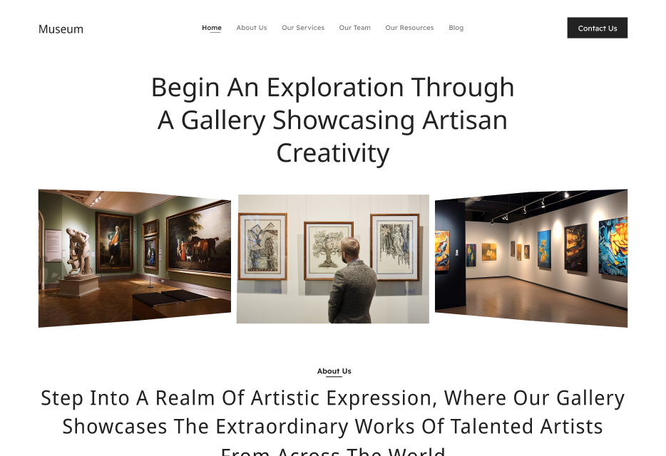 Museum – Bookinggo Saas Add-On