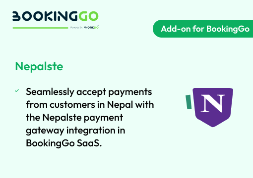 Nepalste – BookingGo SaaS Add-on