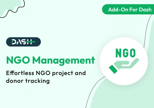 NGO Management - Dash SaaS Add-On
