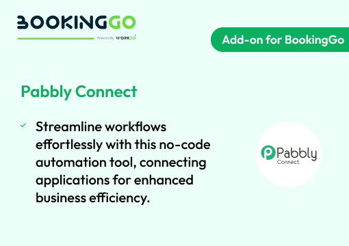 Pabbly Connect – BookingGo SaaS Add-on