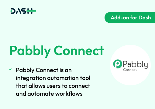 Pabbly Connect – Dash SaaS Add-on