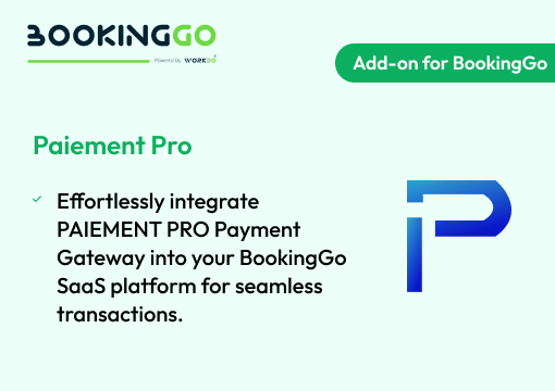 Paiement Pro – BookingGo SaaS Add-on