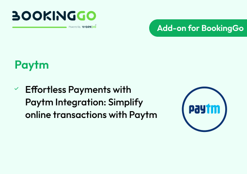 Paytm – BookingGo SaaS Add-on