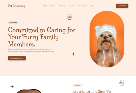 Pet Grooming – BookingGo SaaS Add-on