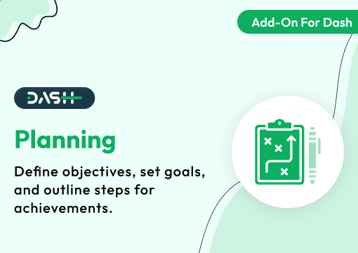 Planning – Dash SaaS Add-on