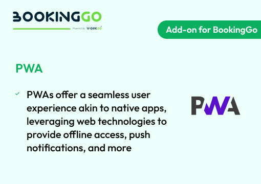 PWA – BookingGo SaaS Add-on