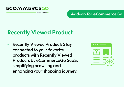 Recently Viewed Product – eCommerceGo Addon