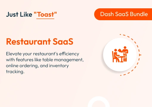 Restaurant SaaS – Dash SaaS Bundle