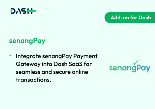 senangPay – Dash SaaS Add-on