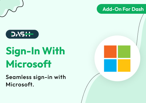 Sign-In With Microsoft – Dash SaaS Add-On