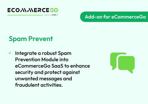 Spam Prevent – eCommerceGo Addon